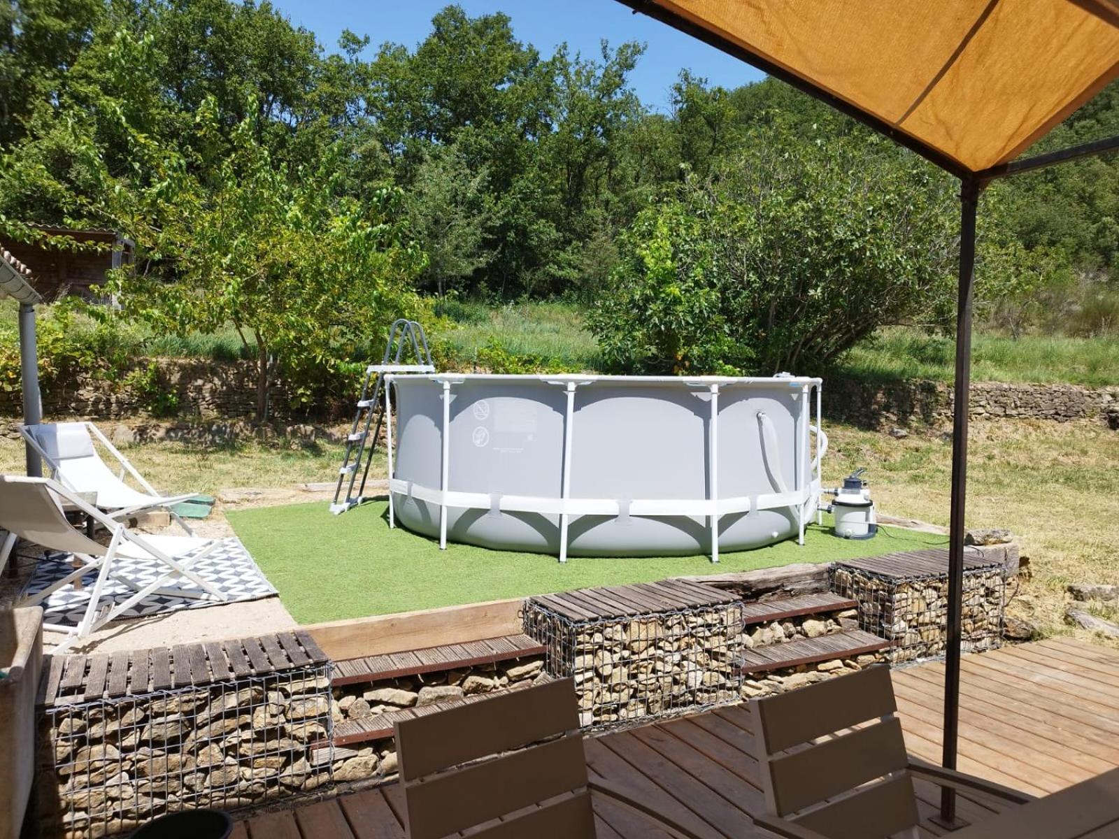 Maison De Vacances, Calme Garanti Saint-Montan Exteriér fotografie